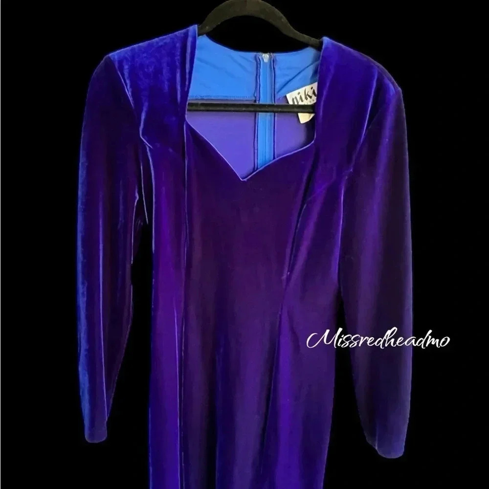 VINTAGE ~Niki Petites~ Velvet Dress - Size 6